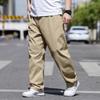 Pantalons Longs Décontractés Lâches Droits Fins pour Hommes Grande Taille