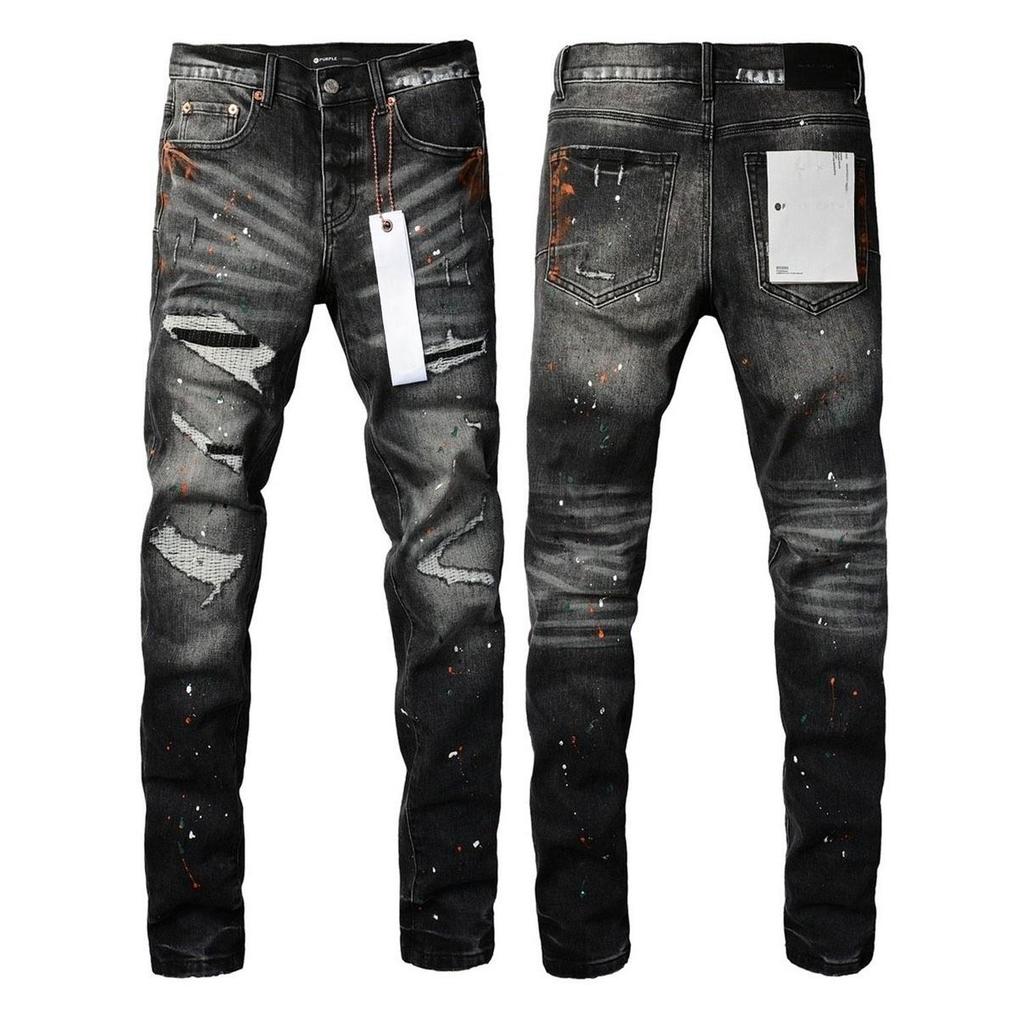 BeatStreet Men Jeans American High Street Black Pleated Basic Model New Fashion Trend High Quality Jeans