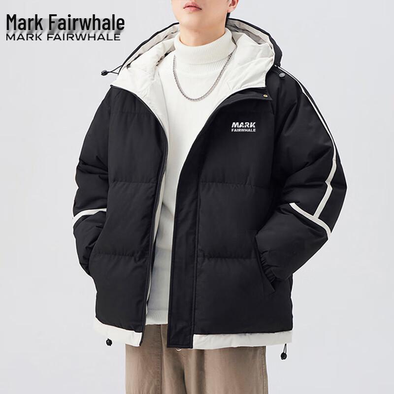 Mark Fairwhale Men's Thickened Hooded Puffer Jacket