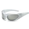 New Arrival Popular Women's Sunglasses Punk Sunglasses Unique Oval Sun Glasses Men Goggle Shades Mirror Colorful Y2K Eyewear