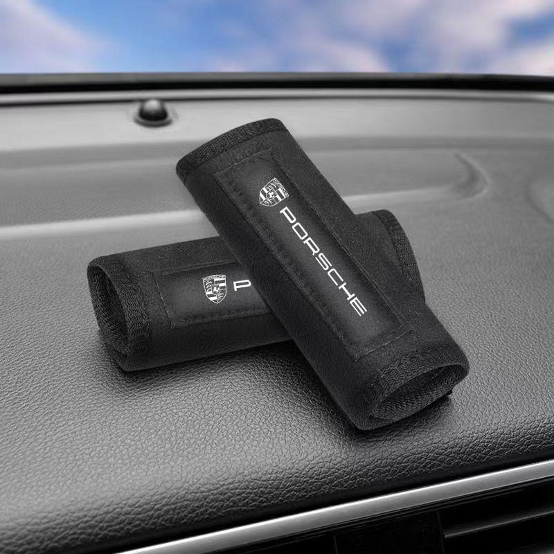 Skyddskåpa för bilens invändiga handtag Takdraghandskar Bilstyling För Porsche Boxster Cayenne Panamera Macan Cayman 911 918 996 917 991