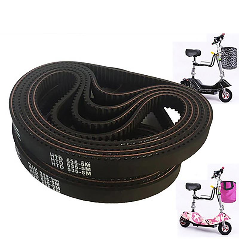 Electric Scooter Belt 384 12 Transmission Timing Belts Htd 3M-384-12 5M-535-15 Rubber Drive Stripe E-Scooter Hoverboard Parts