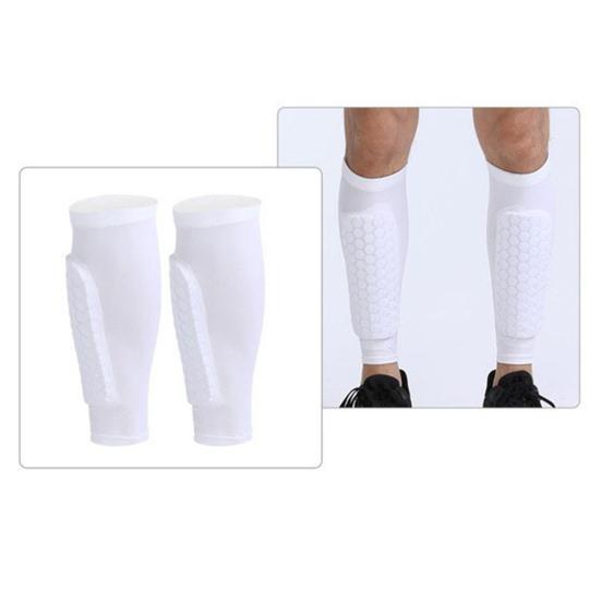 Shin Guard Sleeve Soccer Shin Pad Sleeve Football Leg Support Compression Calf Sleeves for Kids And Adults