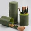 Waterproof Empty Cosmetic Brushes Pen Holder PU Leather Makeup Brush Organizer