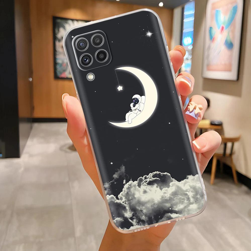 Phone Case for Samsung A12 Cases Fashion Butterfly Soft Clear Silicone Back Cover For Galaxy A12 4G 5G Funda Protection Bumper