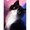 5D Embroidery Paintings Rhinestone Pasted DIY Diamond Painting Cat Cross Stitch
