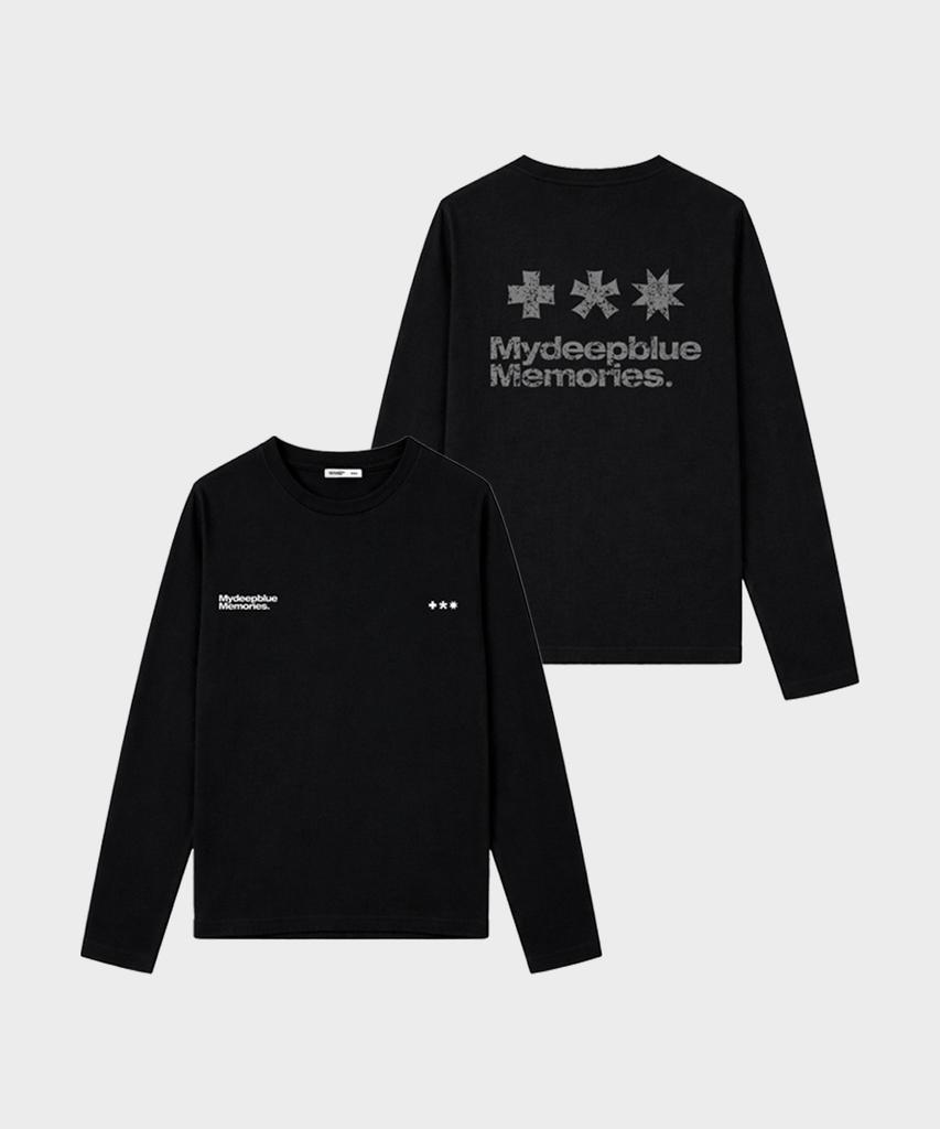 Maidibbeullumemolijeu (W/M) Crack Symbol Long Sleeve(Gray)