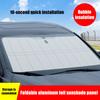 Tendalino Pieghevole per Parabrezza Finestrini Auto, Scudo Termico con Protezione UV, Foglio di Alluminio Riflettente, Copertura Universale per Parabrezza Auto per la Maggior Parte dei Veicoli
