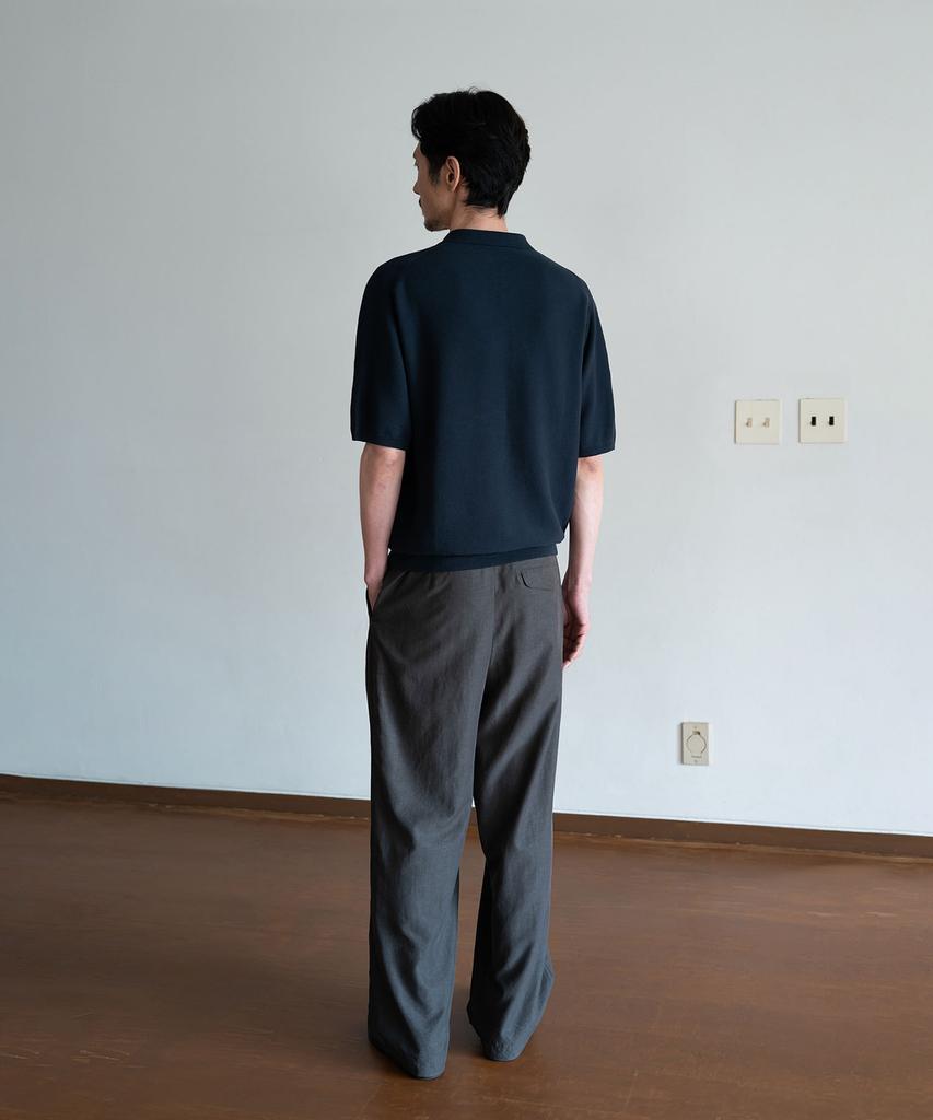 BLANKROOM Torren Poloshirt Strick_Marine