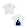 Billie Eilish Portrait Slogan Graphic Tshirt Unisex Unisex Pop Music Streetwear Casual Cotton Oversized Tops