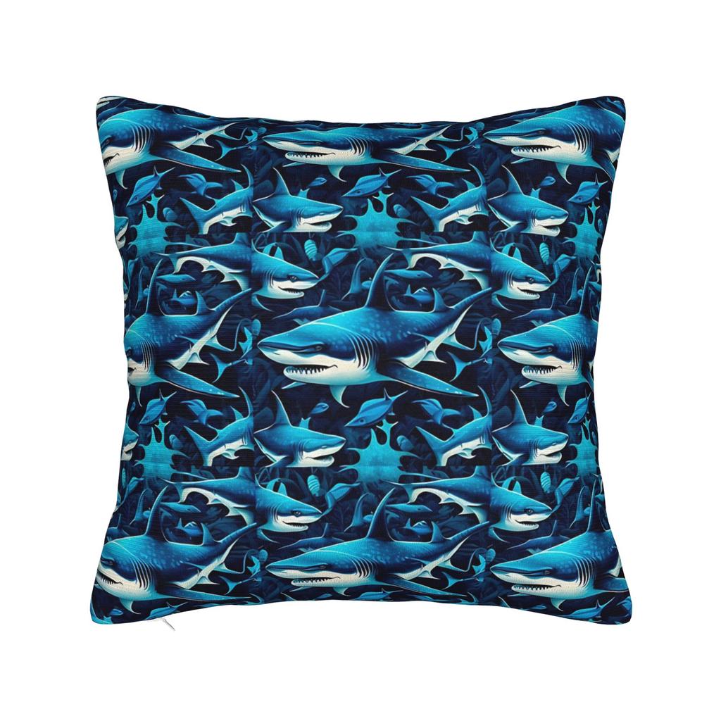 Pillow Case Graphic Sharks Comfy Pillow Cover For Office Car Home Decor Vintage Pillowcases