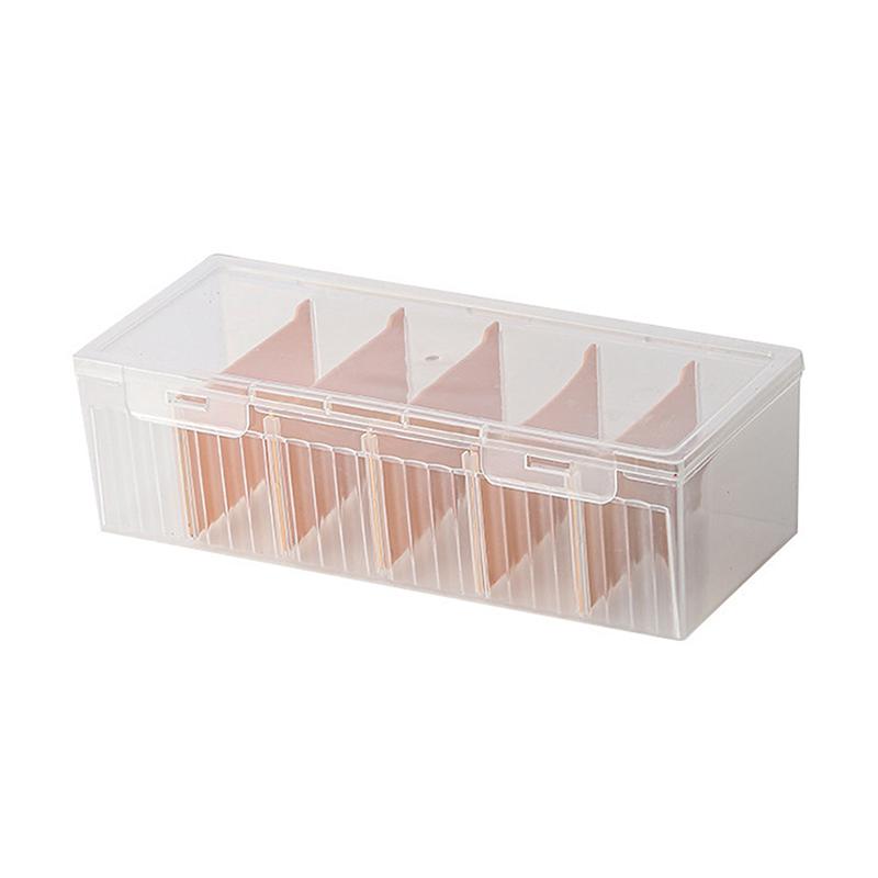 Transparent Plastic Storage Box Photocards Small Card Storage Box Desk Organizer Box Classification Box Stationery