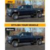 4 PCS Smoked Lens LED Side Marker Lights Replacement For Sierra 2500HD 3500HD     2024 2025, Front & Rear Side Marker Lamp Assembly Kit (Smoked Lens