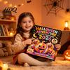 Acrylic Figurine Set Halloween Ghost Advent Calendar, 24 Day Countdown Box with Novelty Gift for Children Figurines, Spooky Collectible Toy