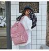 SCIONE Soft Fabric Backpack Female Corduroy Design School Teenage Girls Striped Backpack Mochila Bag