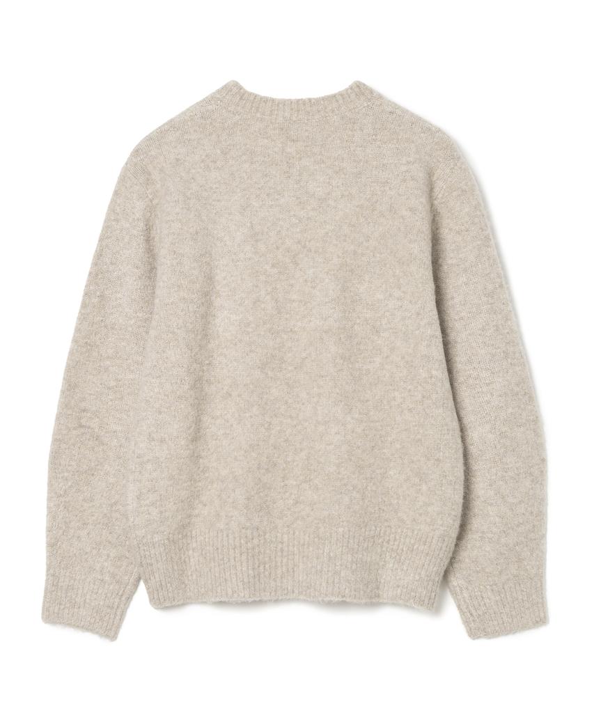 MILLO ARCHIVE Crop Silhouette Knit [White Melange] (Type B)