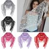 1PC Women's 150x40cm Tassel Floral Lace Scarf Summer Clothing Accessories Fashion Scarves Shawl