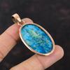 Neon Apatite Pendant Copper Pendant Gemstone Copper Jewelry Handmade Pendant Neon Apatite Jewelry Unique Style Pendant Special Occasion Gift