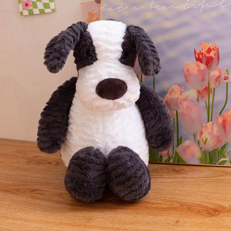 Cute Golden Retriever Border Collie Schnauzer Doll Dog Plush Toy Doll Children's Soothing Pillow Girl Gift