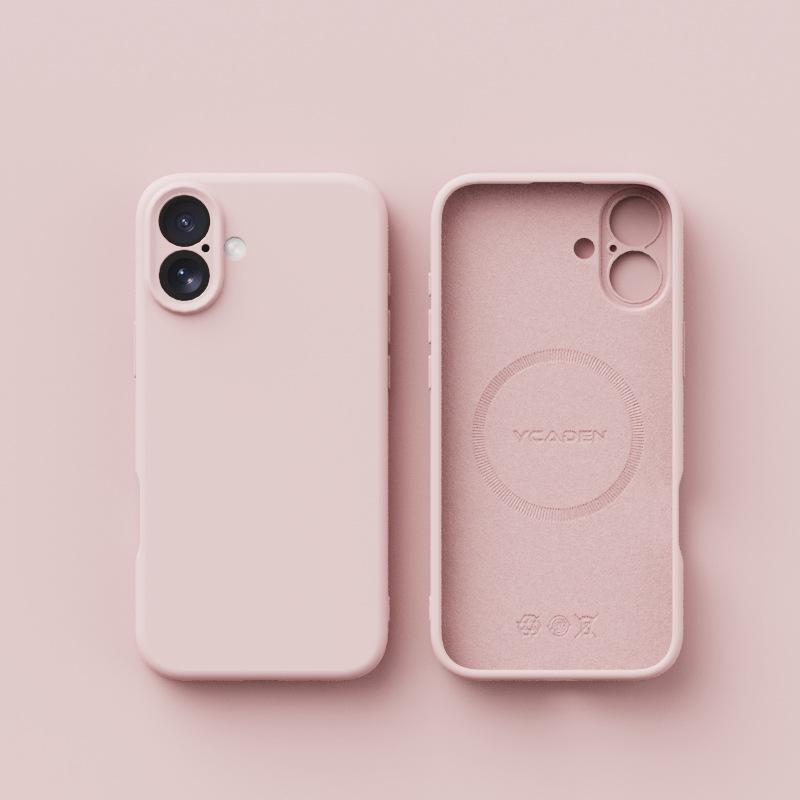 For Apple 17promax Mobile Phone Case Liquid Silicone Magnetic Suction for IPhone16 All-inclusive Anti-fall 15 Protective Cover 14