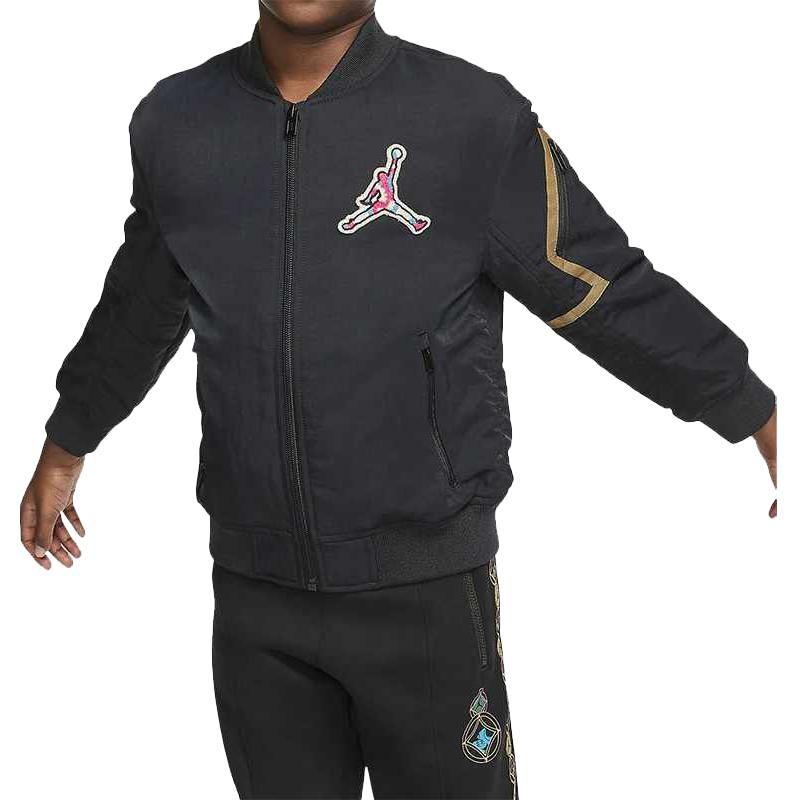 Jordan Gepolsterte Jacke Schwarz Kinder CW7497-010