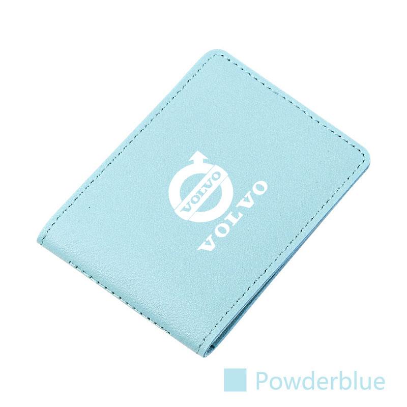 Porta Patente di Guida per Auto Portafoglio in Pelle per Carte di Credito Copertura per Volvo ES90 EC40 EX40 EM90 XC90 V90 V60 XC60 V40 S80 S60 S90 C40 X JP6