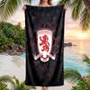 Middlesbrough FC Print Quick Dry Beach Towel Microfiber Absorbent Portable Travel Swimming Towel
