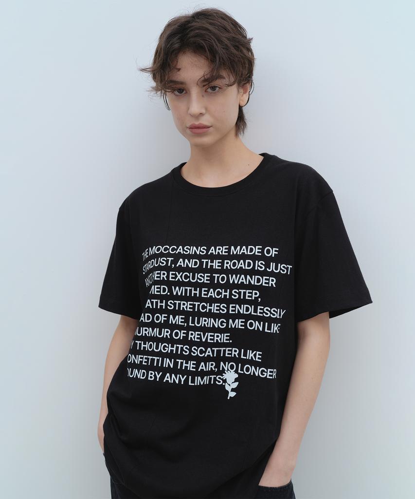 MILLO WOMEN Sim Line Archive T-Shirt [Black]