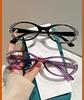 Women's Luxury Diamond Reading Glasses Trendy New Far Sight Eyeglasses for Men Ladies Blue Light Blocking Eyewear 0+1.0+4.0