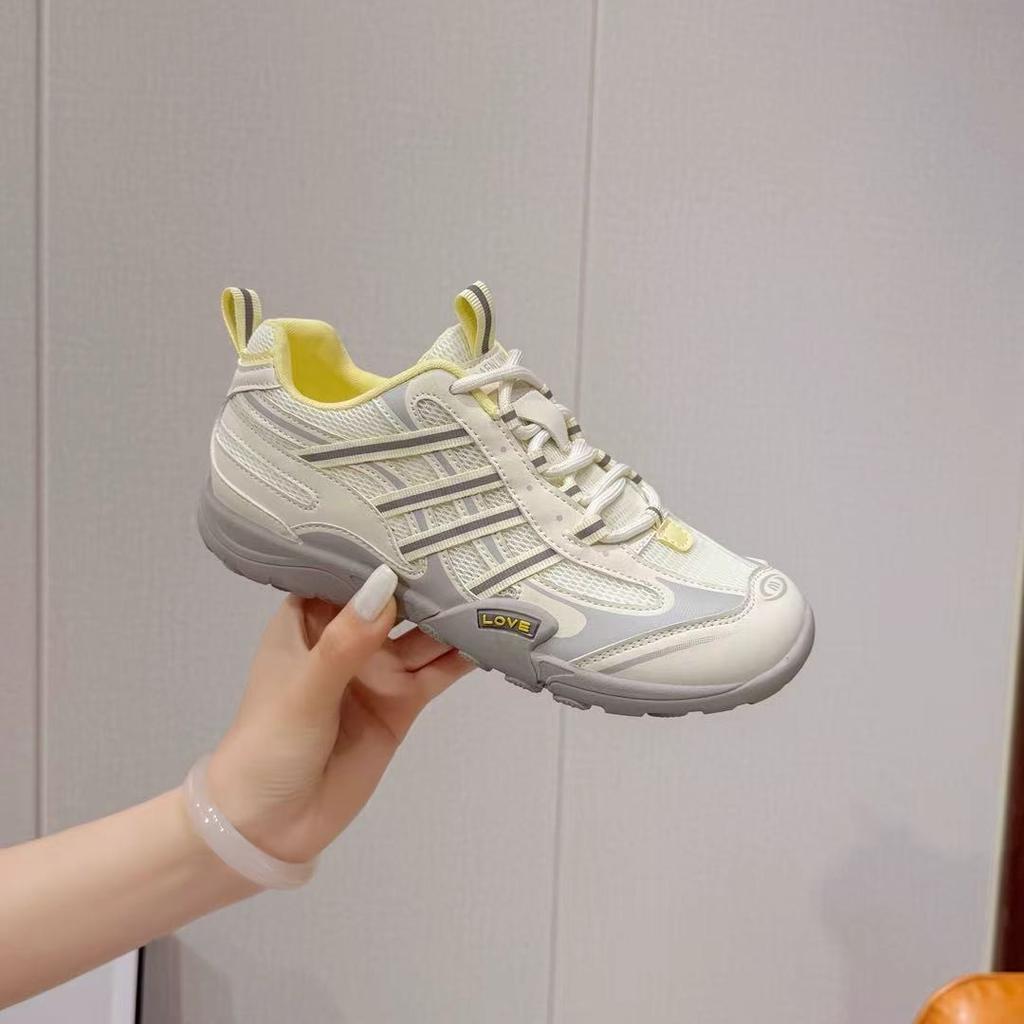 Mesh Breathable Forrest Gump Shoes Women's 2025 Summer New Versatile Lightweight Sports and Leisure Shoes Lightweight Thin German Training Shoes