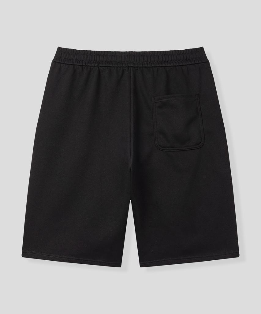 BLACK MOMENT Basic Elastic Waist Half Pants [Light Gray]