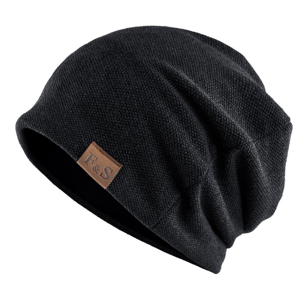Gorro da moda para homens e mulheres quatro estações gorro de cor sólida chapéu primavera casual lenço
