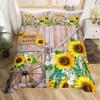 Door Duvet Cover Sets For Kids Adults Queen King Twin Size Lightweight Down Room Decor 2 Pillowcases 1 Comforter Cover No Quilt
