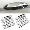 For Ford Ecosport 2013-2018 ABS Chrome Styling Side Door Handle Cover & Door Bowl Cover Decoration Trim 2014 2015 2016 2017