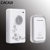 Wireless Smart Home Doorbell: AC Digital Music, Long-Range, Waterproof, One-to-One Remote Control