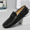 Large Size 38-49 Leather Penny Loafers Men Casual Shoes 2025 Mens Moccasins Breathable Slip On Flats Male Driving Shoes