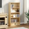 CD Cabinet Corona 52 X 17.5 X 103 Cm Solid Pine Wood