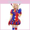 The Amazing Digital Circus Pomni Cosplay Costuming With Trendy Street Look For Cosplay Shows