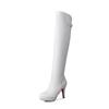 Black High top Heels Over The Knee Women Platform Thigh Autumn Winter Long Sexy White Red 31 46 for Adult Women