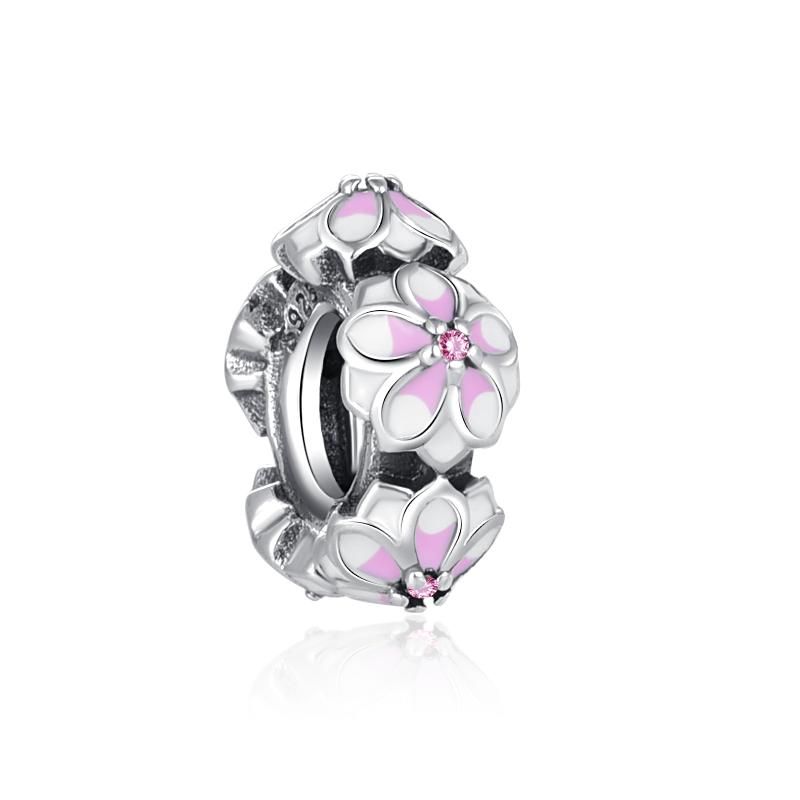 Nouveau Charm Tournesol Trèfle à Quatre Feuilles en Cuivre Ressorté Compatible Collier Bracelet Original Bijoux Femme Anniversaire Cadeau Bricolage