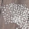 30 Sheets Christmas Nail Art Stickers Self Adhesive 3D White Snowflake Nail Decals Xmas Nail Supplies Christmas Manicure Sliders