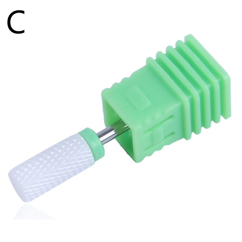 Nail Ceramic Grinding Head Single Corn Shape Nail Electric Grinder Special Accessories Grinding Head