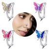 Motýlí spona do nosu Falešný prstýnek do nosu Piercing Šperky Prsteny do nosu Falešný kroužek do nosu Falešný kroužek do nosu Obruč Falešná přepážka Falešný kroužek do nosu Falešné kroužky do nosu pro ženy