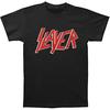 Slayer Herren Klassisches Logo Kurzarm-T-Shirt, Schwarz, Klein