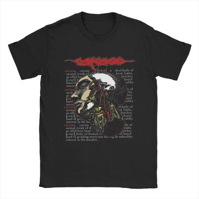 Carcass T Shirts for Men 100% Cotton Awesome T-Shirt O Neck Tee Shirt Short Sleeve Clothing Gift Idea