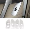 Car Window Glass Lift Switch Button Control Panel Frame Cover Trim For Toyota Land Cruiser Prado FJ150 150 2014-2018 Accessories