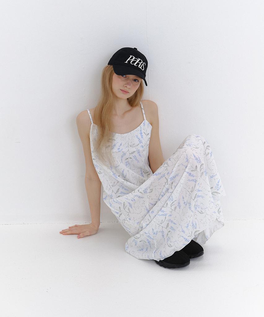 Laminez Lavender Garden Slip Dress - Ivory