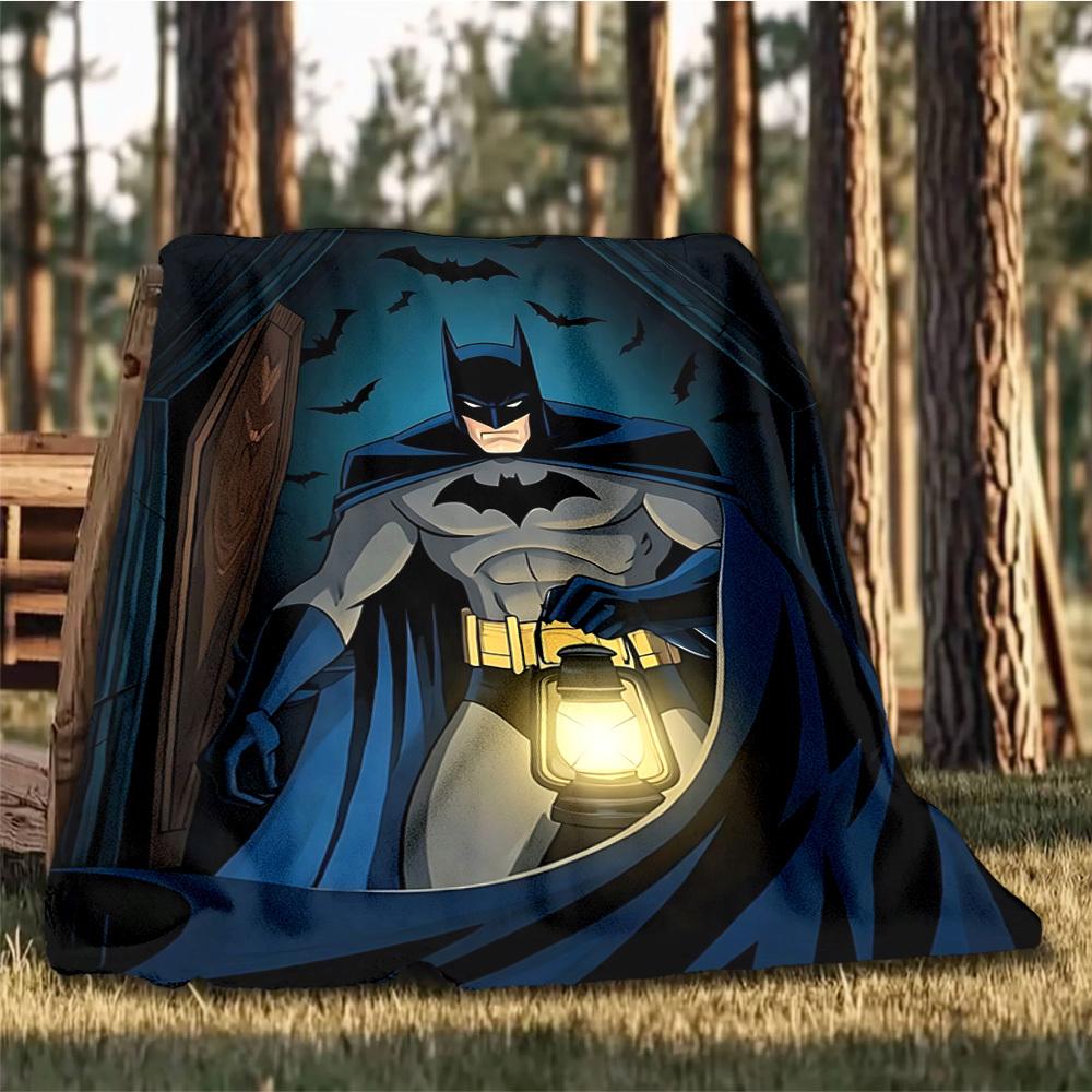1 Stück Batman Outdoor Flanell Decke Weich, Leicht & Warm für Sofa, Büro
