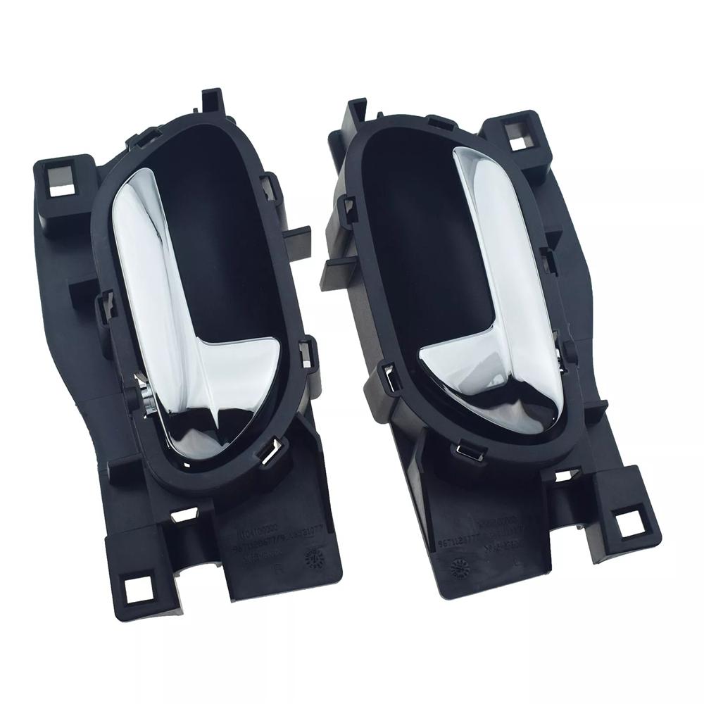2x Inner Door Handle 9143N7 9143L9 For Peugeot 207 208 301 2008 Citroen C3 C4 C5