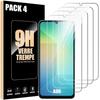 Pack mit 4 gehärteten Gläsern - Booling - für Samsung Galaxy A06 - 9H Schutz - Stoßfest - Kratzfest